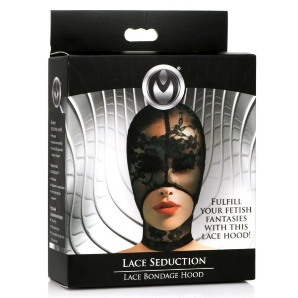 Master Series Lace Seduction Blowhjob oral mouth open hood AH033