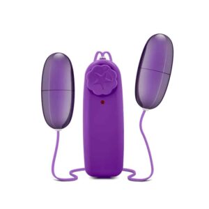 b yours double pop eggs plum vibrators vaginal anal waterproof fun eggpowerful vibrations