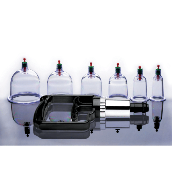 master series sukshen 6 piece cupping set massage medical play hand pump muscle massages suction play