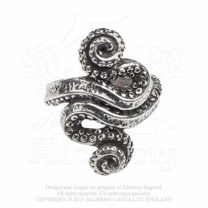 alchemy of england kraken ring octopus gothic emo alternitive jewelry e girl awesome pewter rings