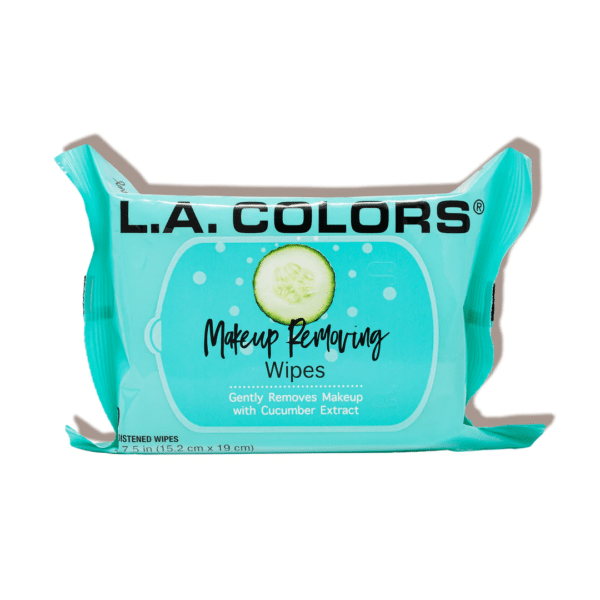 la colors makeup remover wipes cucumber scented sensitive skin facial wipes soothe and moisturize skin paraben free healthy clean skin eyeshadow concealer mascara lipstick hard to get off make up artist necessity