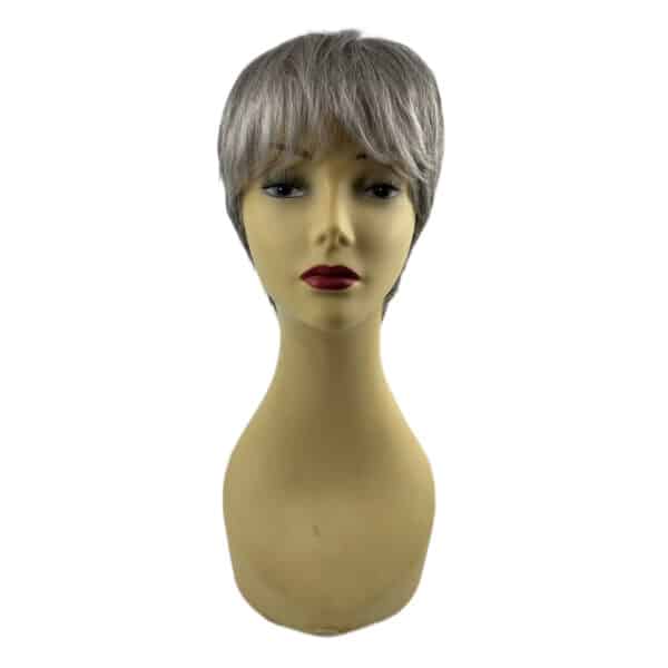 connie by amore silver stone face framed silver wig grey mature grandma wigs synthetic fibers high quality crossdresser transgender hairloss cancer alopecia crossplay cosplay