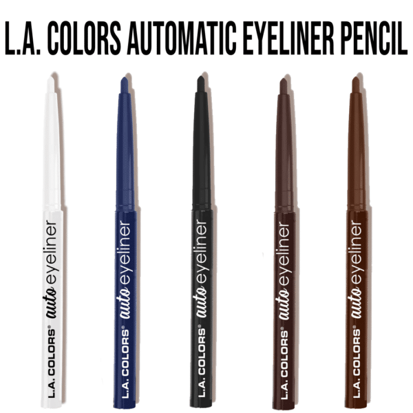 la colors automatic eyeliner pencil smoky liner sharp winged eye makeup make up eyes lower upper lash line novice beginner