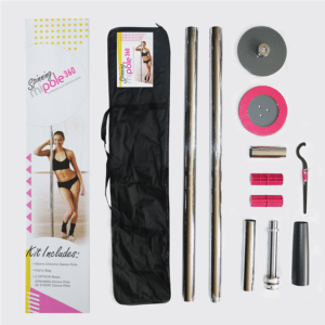 mipole professional spinning dance pole stripper exotic dancers easy installation easy take down carrying case locking or spinning