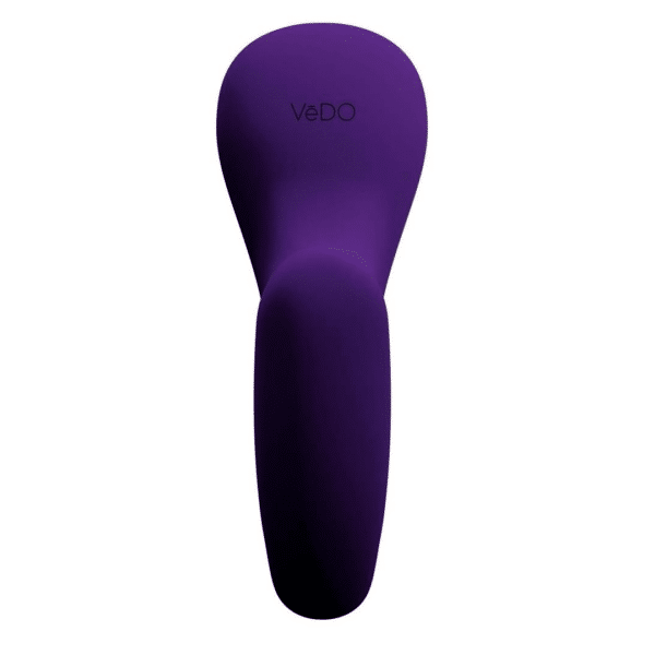 vedo suki plus rechargeable silicone dual vibrator deep purple clit clitoral and g spot stimulator 6 sonic wave modes 10 vibration speeds sensation toy