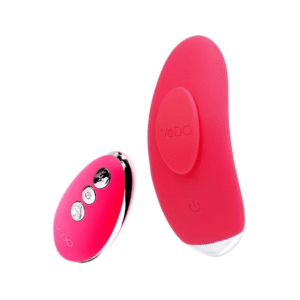 vedo niki rechargeable panty vibe foxy pink neon brigh discreet couples toy dinner fun party night out date night fun sexy secret clitoral stimulator