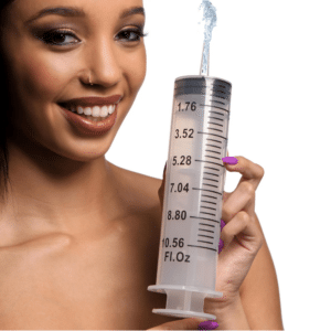 cleanstream enema syringe with tube 300 ml butt stuff anal backdoor clean douche easy