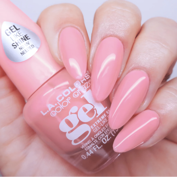 la colors pink please nail polish fun pink nail polish shimmer glitter glossy gel nails high quality long lasting chip resistant