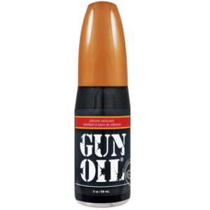 Gun Oil Silicone Lubricant - 2oz smooth slippery lubricant for sex vaginal anal use with sex toys body safe high quality materials