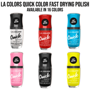 la colors quick color fast drying polish nail polish fun colors fast drying nails