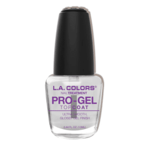 la colors pro gel top coat nail treatment ultra smooth glossy gel like finish shine toughen your nails