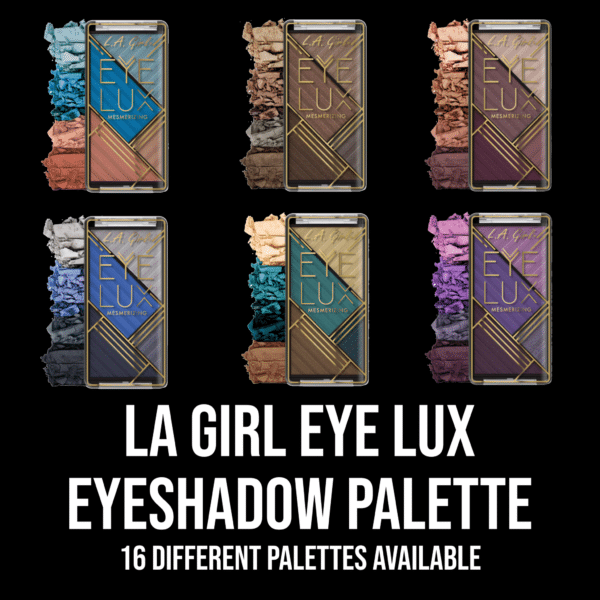 la girl lux eye eyeshadow palette 16 pallets fun color makeup make up artist small travel size makeup eyeshadow palette purple nude pink green teal yellow gold shimmer matte sparkle base makeup eyes pop of color festival rave everyday wear high quality