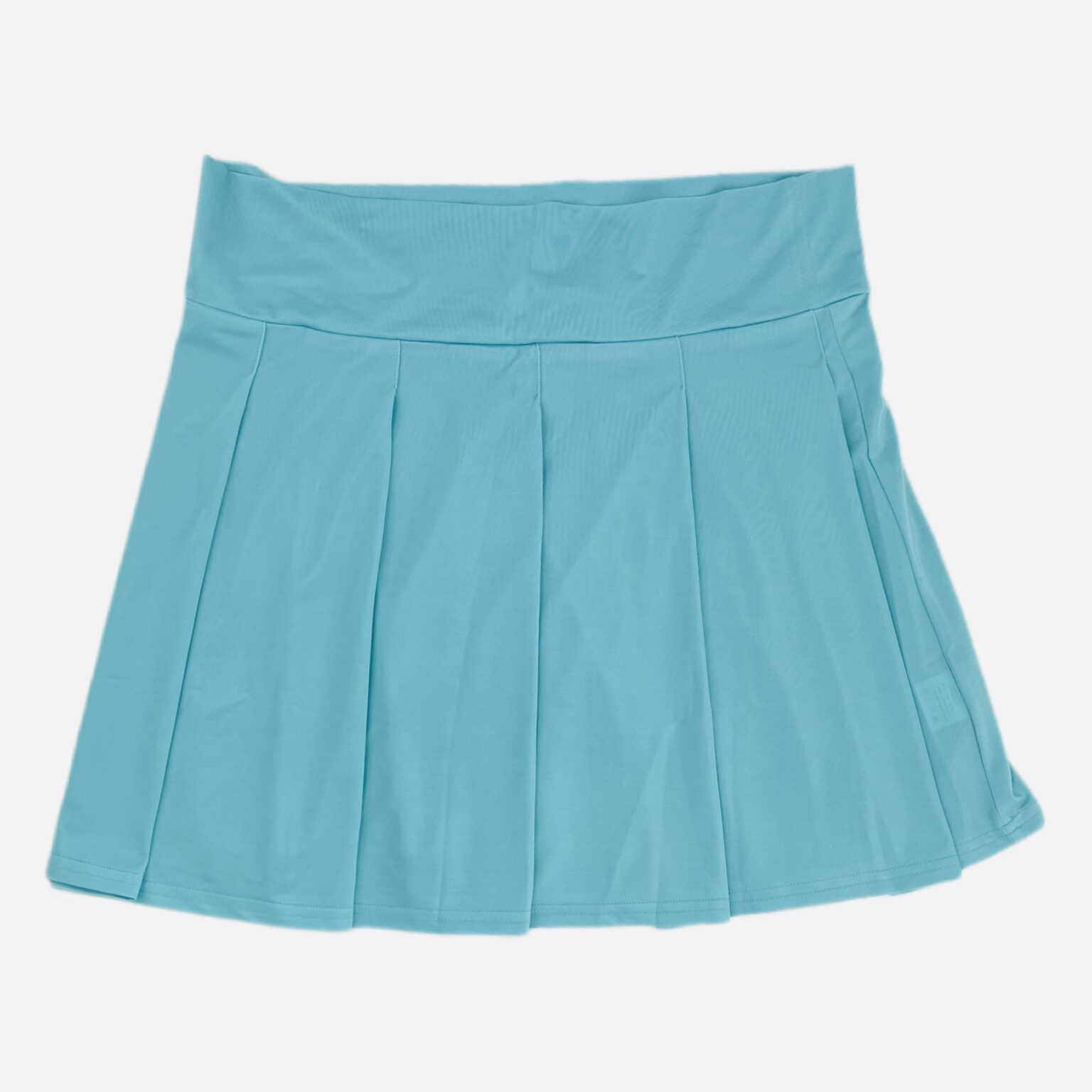 Stretchy Pleated Mini Skirt - Light Blue | Janet's Closet