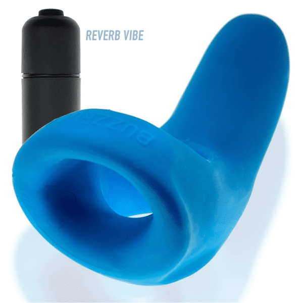 buzzfuck taint vibe sling teal ice blue male sex toy vibrator cock ring sling dick cock