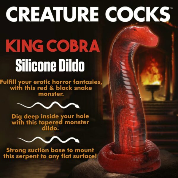 Creature Cocks King Cobra Snake Fantasy Dildo AH196