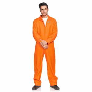 Orange Prison Jumpsuit Halloween Costume Leg Avenue 86877