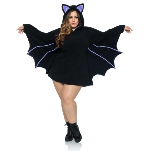 Moonlight Bat Cozy Plus Size Womens Halloween Costume Leg Avenue 87084