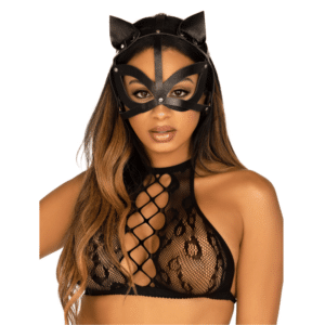 Leg Avenue Studded Cat Mask Cat Woman Dominatrix