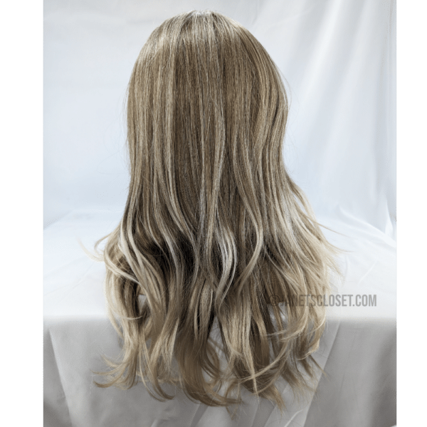 Sage ice blond wig