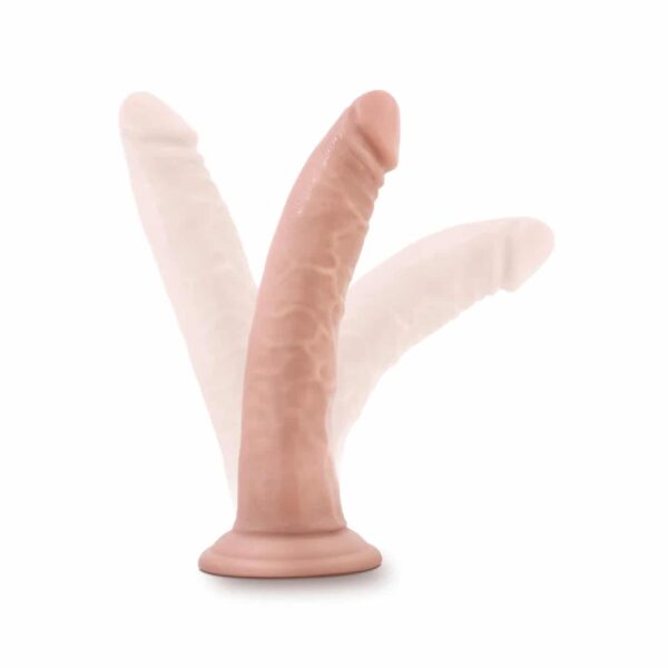 Blush Dr. Skin Realistic Vanilla Mocha Dildo with Suction Cup