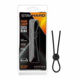 Stay Hard Silicone Loop Lasso Cock Ring