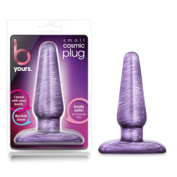 B Yours Cosmic Butt Plug Small Purple 18601
