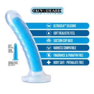Neo Elite TAO Glow in the Dark Dual Density Suction Cup Dildo Dong BL-80803