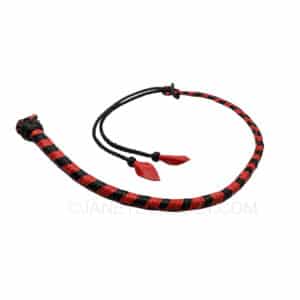 XW181 Leather Hand made bullwhip bull whip leaf point stingy tails
