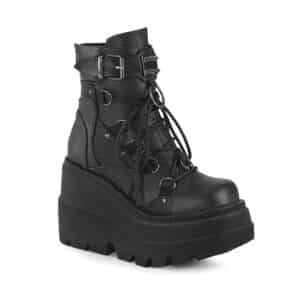 Demonia Shaker 60 Goth Ankle Boot