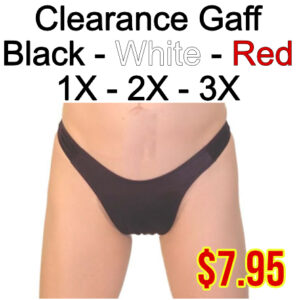 Clearance male to female tuck thong gaff men's underwear