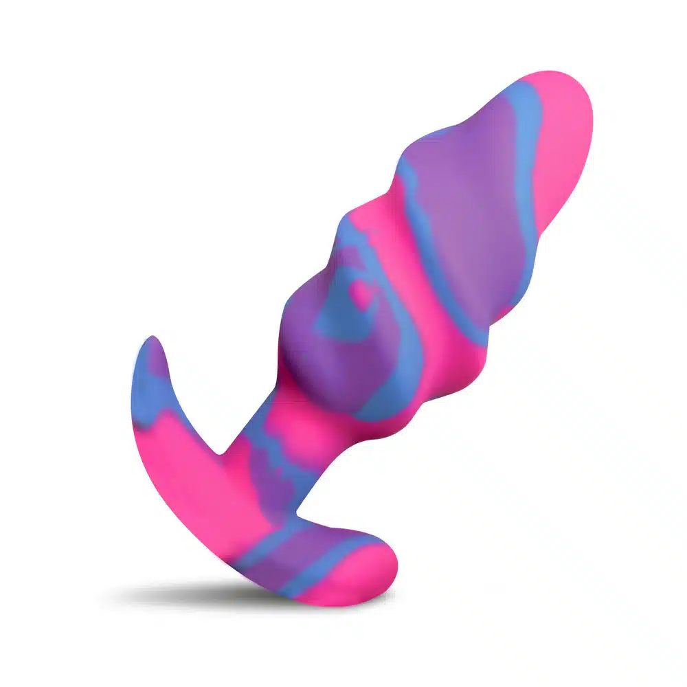 Explore Fantasy with Unicorn Swirl Silicone Plug